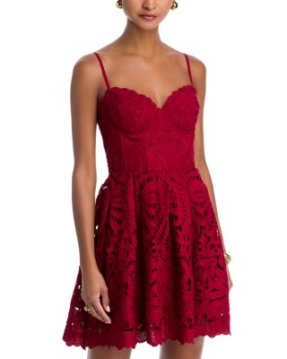 Lace Bustier Sleeveless Dress - Exclusive