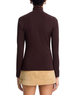 Turtleneck Jersey Top - Exclusive