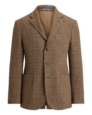 Polo Tailored Plaid Wool Sport Coat