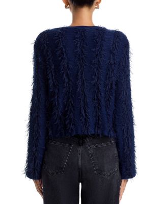 Lyra Eyelash Button Front Cardigan