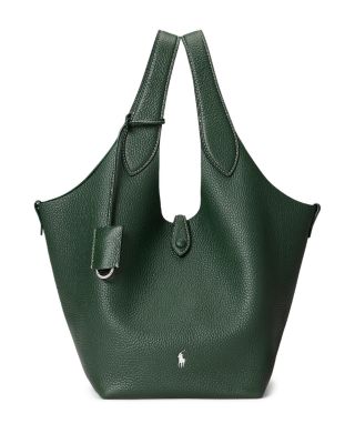 Polo Ralph Lauren Polo Play Medium Leather Tote | Bloomingdale's