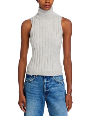 Padma Fine Knit Turtleneck Tank Top