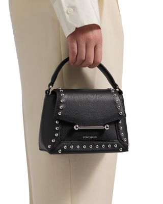 Mosaic Nano Studs Leather Crossbody Bag