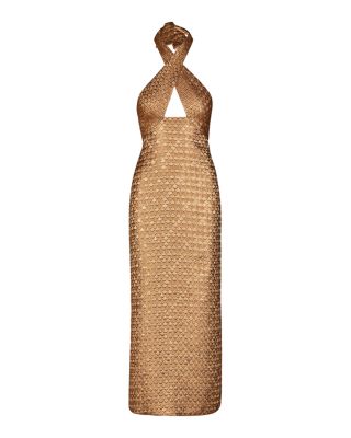Jacquard Long Dress