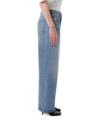 Twist Low Slung Baggy Jeans in Stage