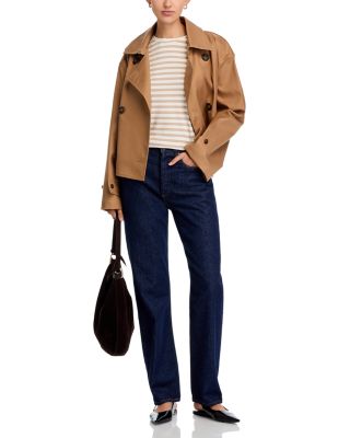 Striped Long Sleeve Crewneck Tee