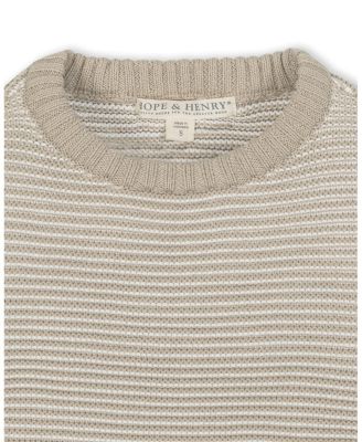 Organic Long Sleeve Crewneck Pullover Sweater - Little Kid, Big Kid