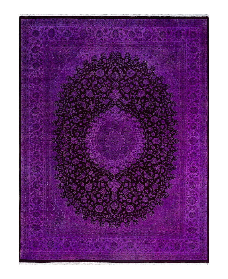 Bloomingdale's Fine Vibrance M1366 Area Rug, 9'1x12'3 In Purple