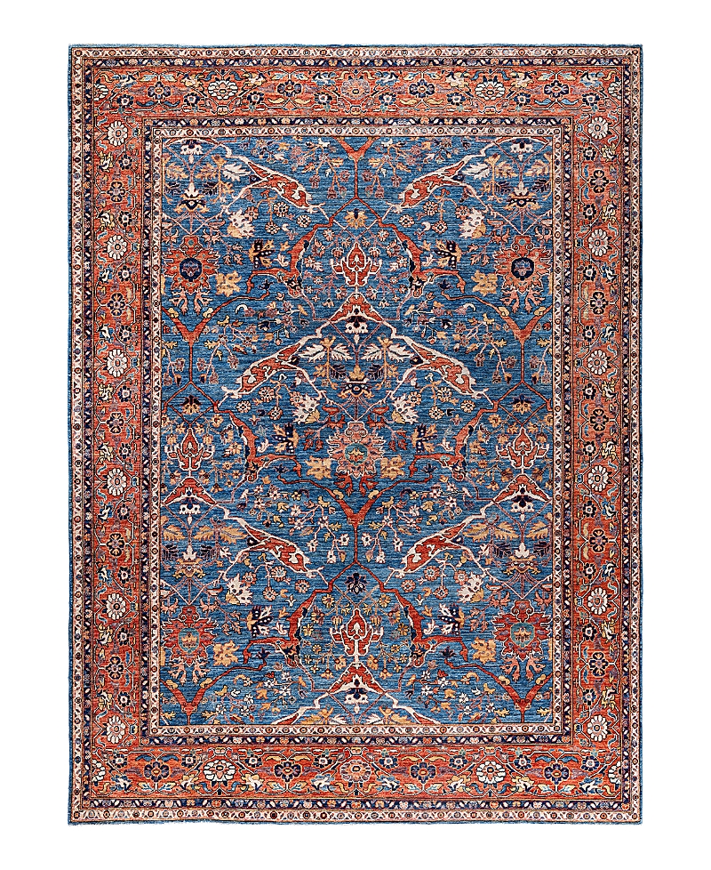 Bloomingdale's Serapi M0103-120 Area Rug, 9'1x12'3 In Blue