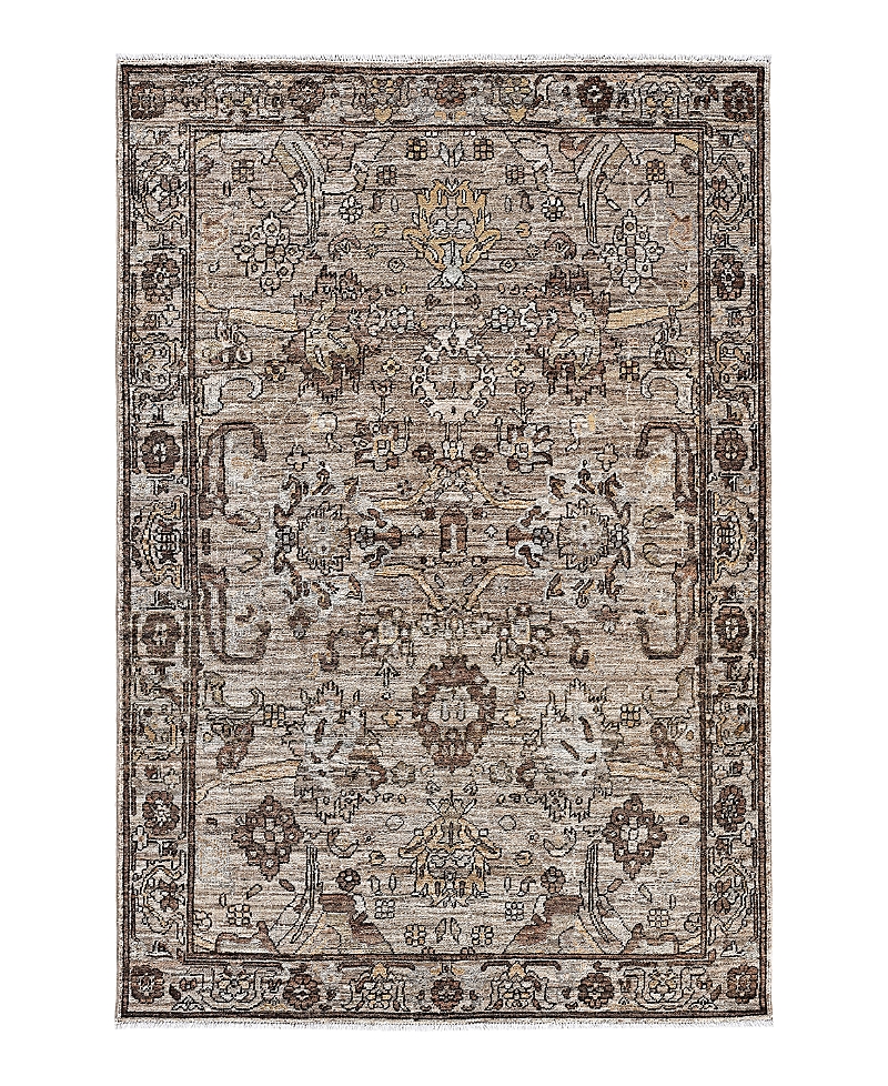Bloomingdale's Serapi M0103-330 Area Rug, 4'0x5'11 In Gray