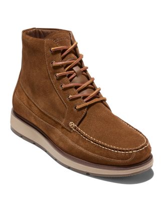 Cole Haan Mens‎ Brown Suede Moc Toe Chukka Boots C09750 Size 11.5 M Cole Haan Brown Chukka Boots with Suede Finish main image 3