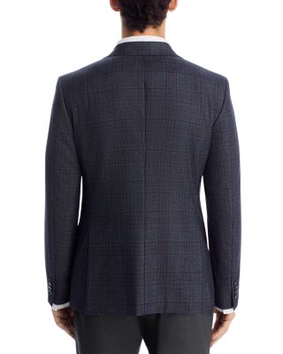 Slim Fit Plaid Sport Coat