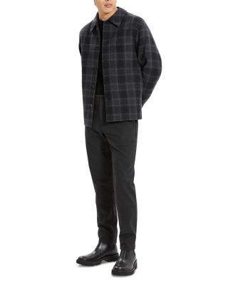 Wool &amp; Cashmere Check Overshirt