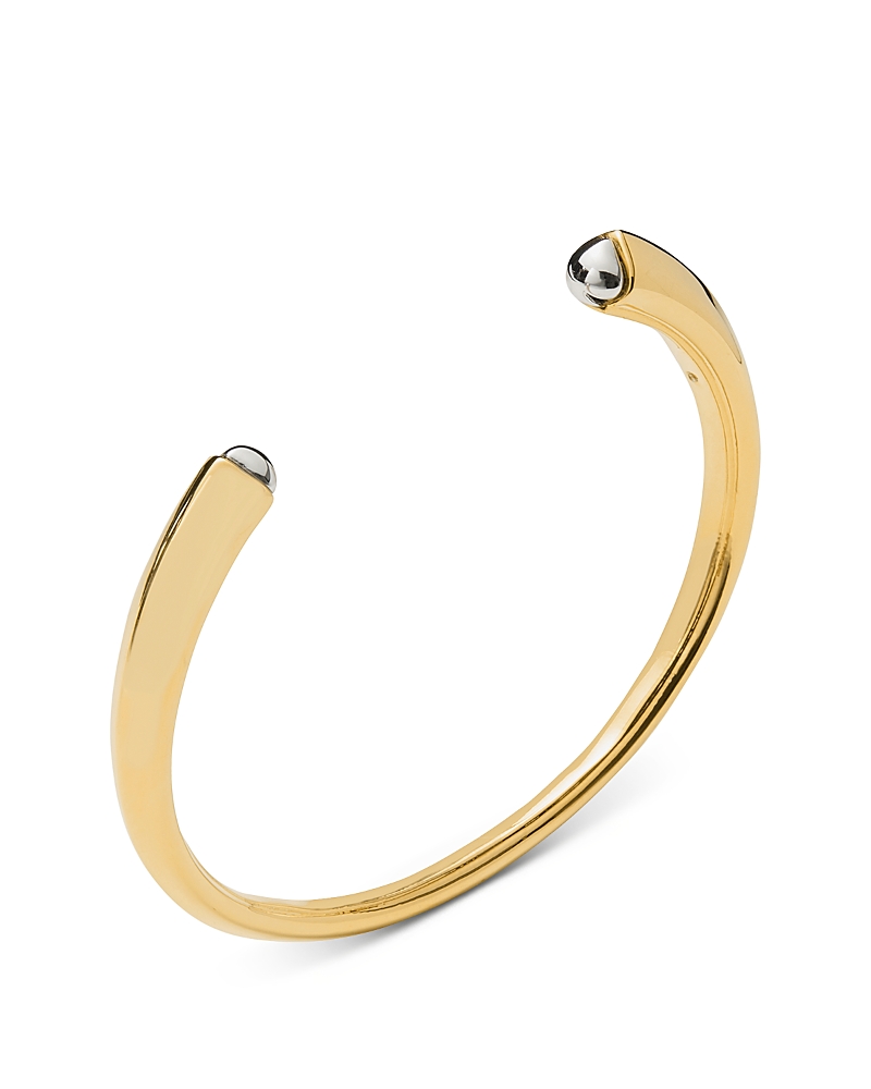 Kate Spade New York Sculptured Spade Cuff Bangle Bracelet In Gold