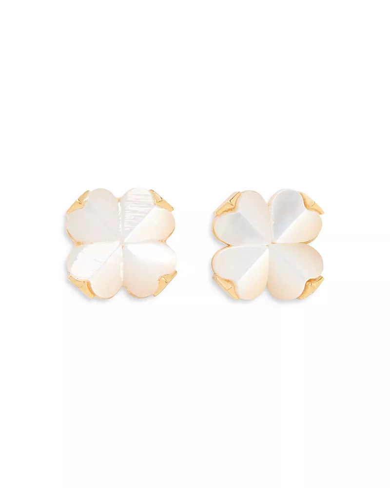 kate spade new york Spade Flower Stone Stud Earrings