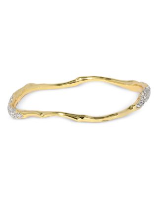 Solanales Crystal Skinny Bangle Bracelet 