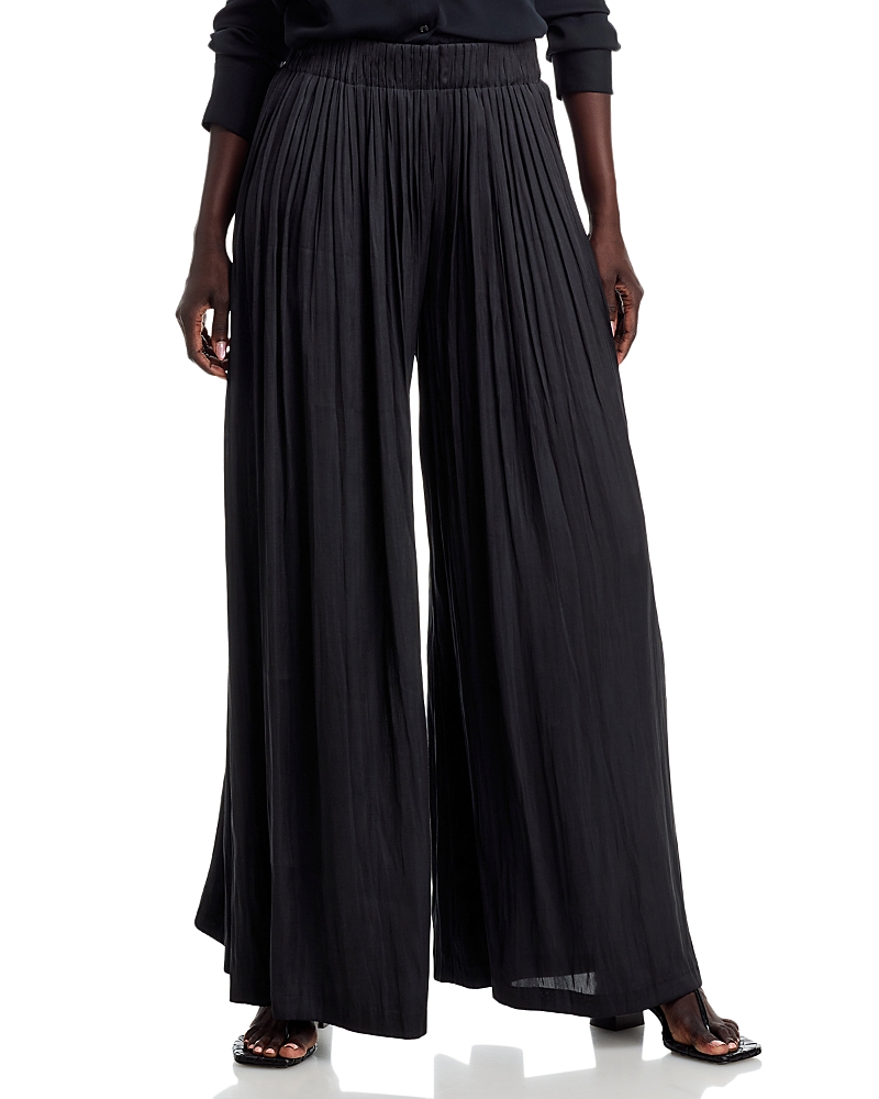 L Agence L'agence Haylo Wide Leg Pants In Black
