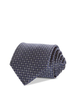 Silk Classic Geometric Tie - Exclusive 