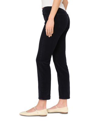 Mara Straight Mid Rise Instasculpt™ Ankle Corduroy Jeans in Glazed Blue