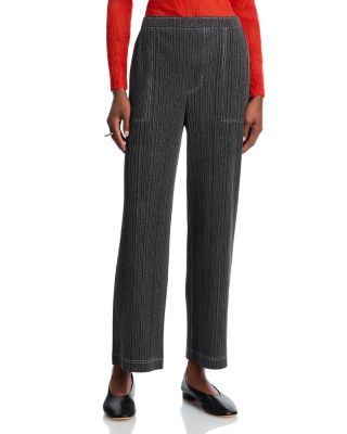 PLEATS PLEASE ISSEY MIYAKE Denim Pants | Bloomingdale's