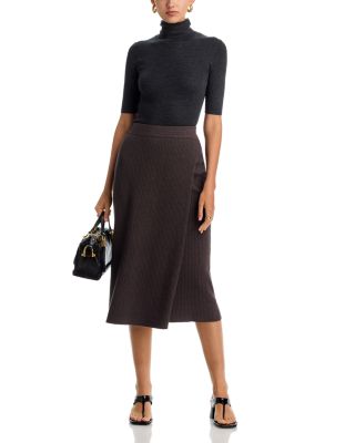 Faux Wrap Skirt