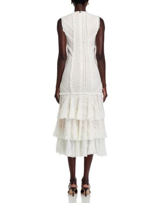 Maceio Lace Tiered Dress