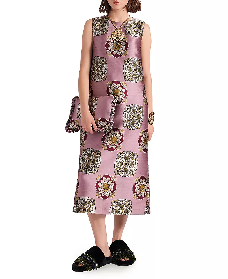 La DoubleJ Column Dress Nucleus Dusty Pink