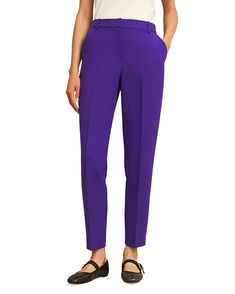 Hobbs London Petite Sami Trousers In Purple