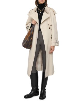 Long Gabardine Fitzrovia Trench Coat