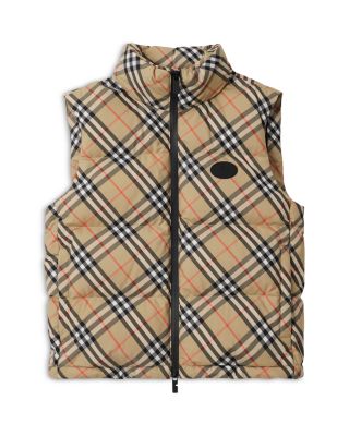 Check Puffer Vest