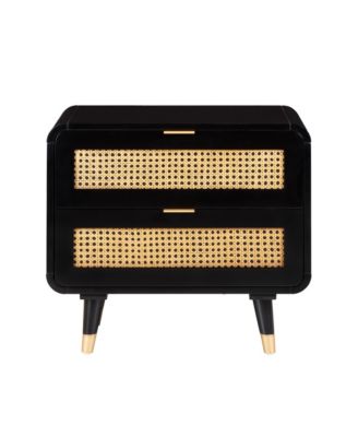 Christine Nightstand in Black