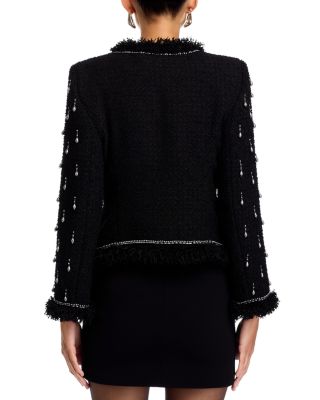 Hana Beaded Fringe Trim Jacket