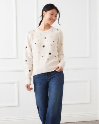 Star Embroidered Sweater