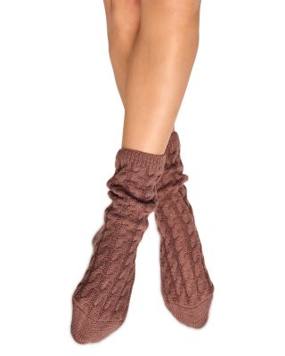 Cozy Cable Knit Socks