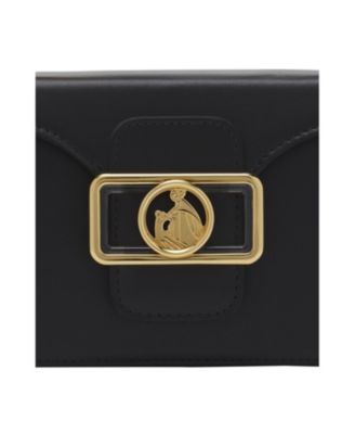 Pencil Cat Nano Leather Bag with a Bi-Material Cat