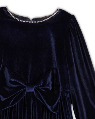 Girls&#39; Ashlyn Velour Mini Dress - Little Kid, Big Kid