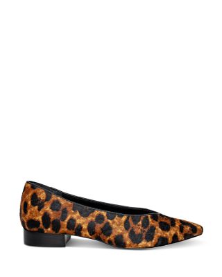 Women's Suzanne II Leopard Print Calf Hair Flats