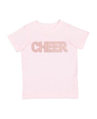 Girls' Cheer Pearl Patch Short Sleeve T-Shirt - Baby
