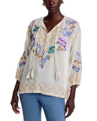 Margot Embroidered Top