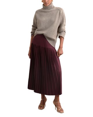 Savannah Pleated Midi Skirt