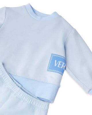 Unisex 90s Logo Baby Print Fleece Top & Pants - Baby