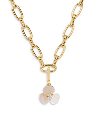 One in a Million Mother of Pearl Disco Pansy Charm