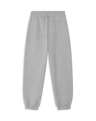 Unisex Melange Fleece Logo Print Sweatpants - Little Kid, Big Kid