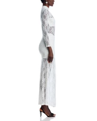 Drop Wait Lace Maxi Dress