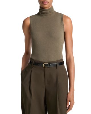 Turtleneck Sleeveless Top