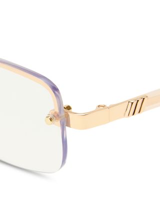 Enigmatic Rectangle Blue Light Glasses, 58mm