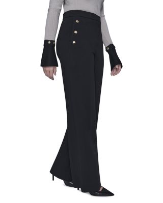 Sailor Button Flare Pants