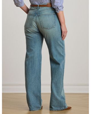 Plus High Rise Wide Leg Jeans