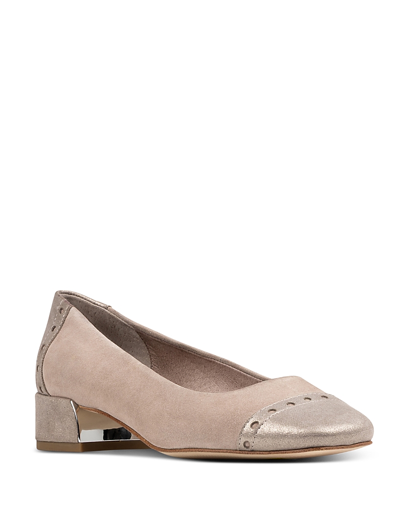 Donald Pliner Cap Toe Pump In Multi