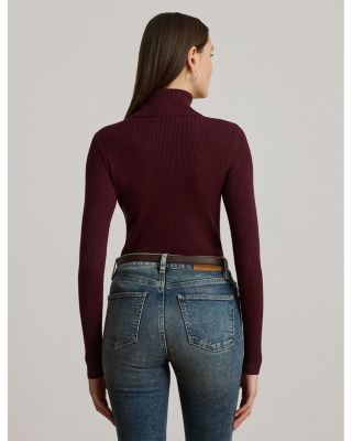 Ribbed Turtleneck Sweater